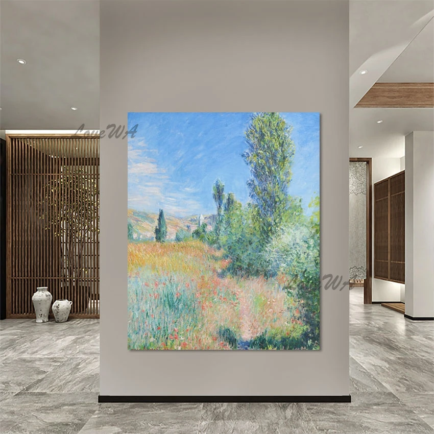 

Hand Painted Famous Oil Painting Reproduction Farm Scene Van Gogh Picture Canvas Wall Art Piece Unframed Home Decoration Artwork