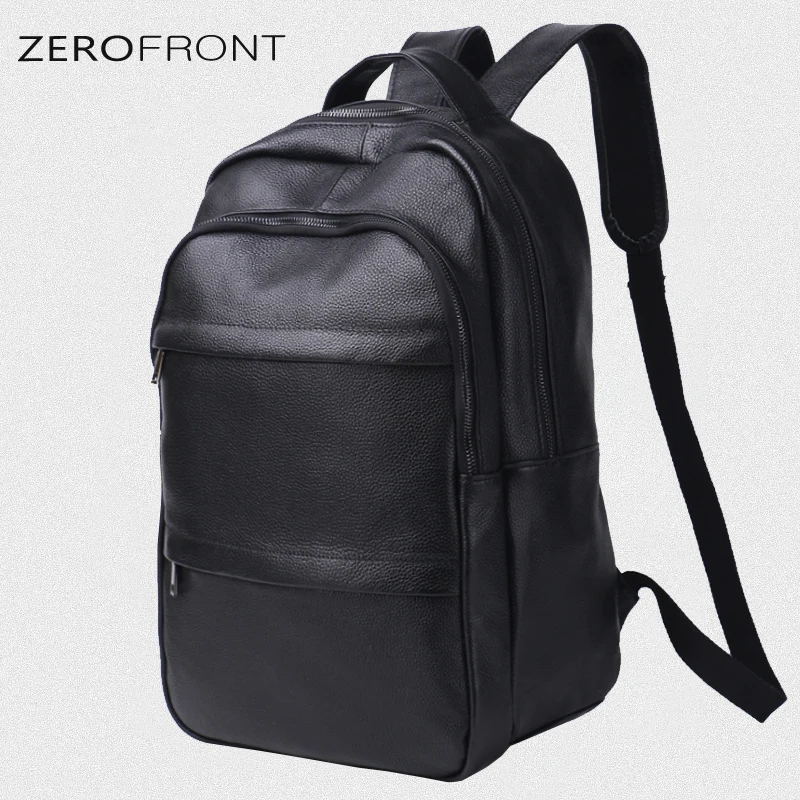 

Кожаный мужской дорожный рюкзак, вместительный модный школьный ранец для учеников 15 дюймов, сумка для компьютера