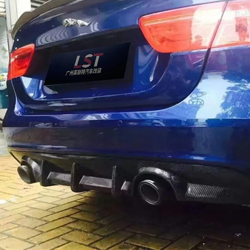 Задняя губа из углеродного волокна для Jaguar XE XEL 2015-2019 аксессуары модификации
