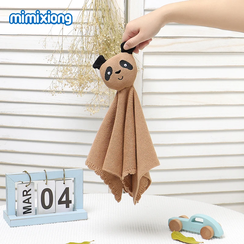 

Baby Security Blanket Newborn Boy Girl Cotton Muslin Bib Stuffed for Infant Unisex Doll Appease Towel Toddler Infant Bub Stuffed