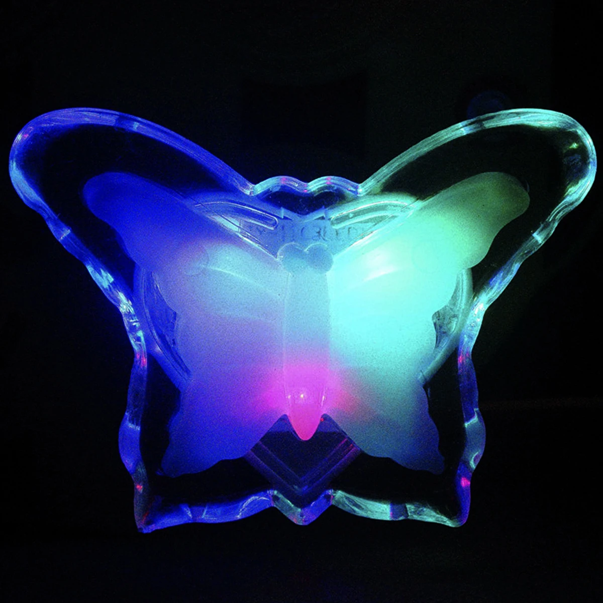 

LED Butterfly Night Light Butterfly Shape Socket Light Energy Saving Night Light Plug-in Creative Colorful Butterfly Decorative