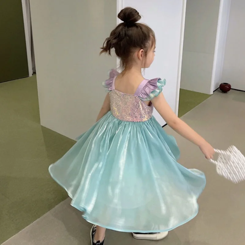 Fashion Baby Girl Princess Sequins Tutu Dress Infant Toddler Vestido Party Birthday Pageant Carnival Costume Baby Clothes 1-12Y images - 6