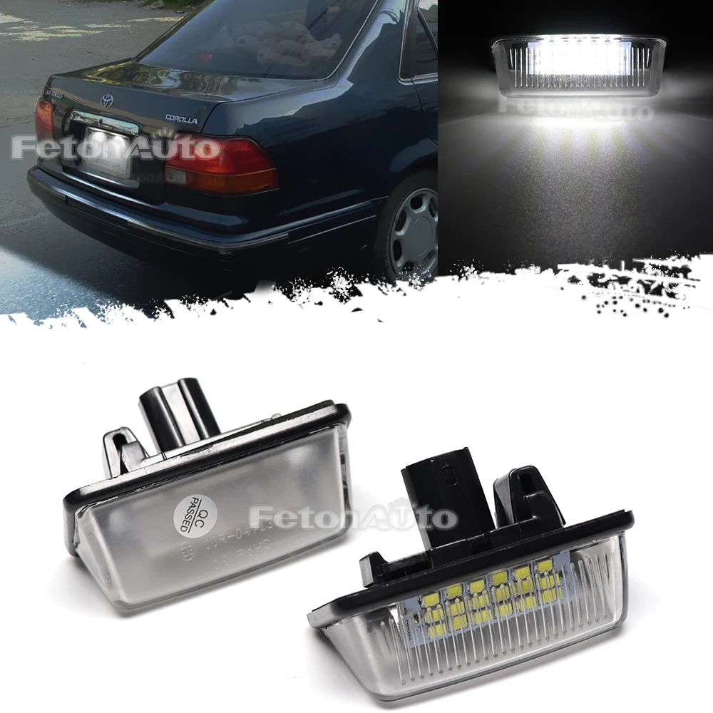 

Automobile lamp for Toyota Alphard Wish Noah/Voxy Estima Caldina Corolla Majesta Starlet Previa Celica LED License Plate Light