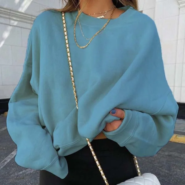 Dufourspitze Sweatshirt Women Long Sleeve Sweatshirts Streetwear 2021 New Fashion Autumn Winter Letter Print Pullover Tops 2