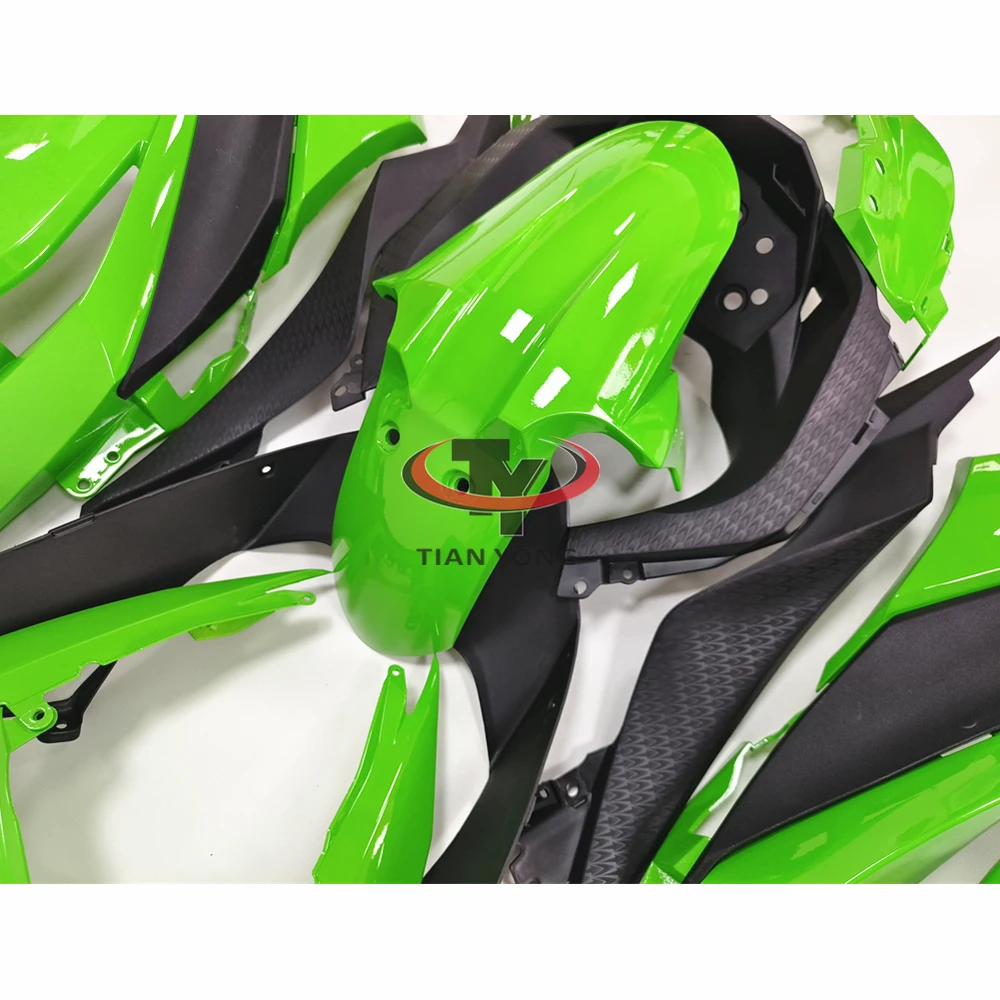 Кузов Cowling Яркий твердый зеленый инъекционный мотоцикл для Ninja300 ниндзя 300 2013-2017