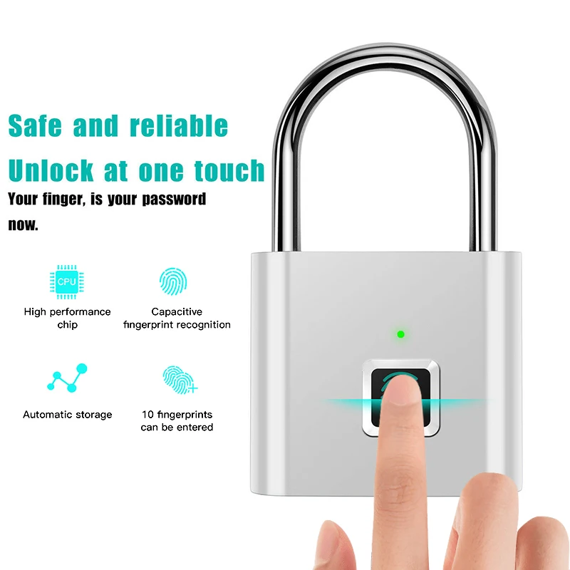 

Умный дверной замок без ключа с Usb-зарядкой и отпечатком пальца