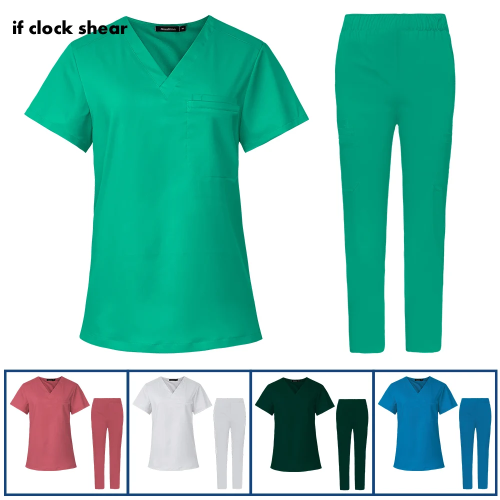 

Растягивающаяся ткань, хирургический костюм для ухода за больницами, спецодежда, медицинская униформа для врачей, стоматологическая клиника, уход за домашними животными, Рабочая Униформа ветеринара