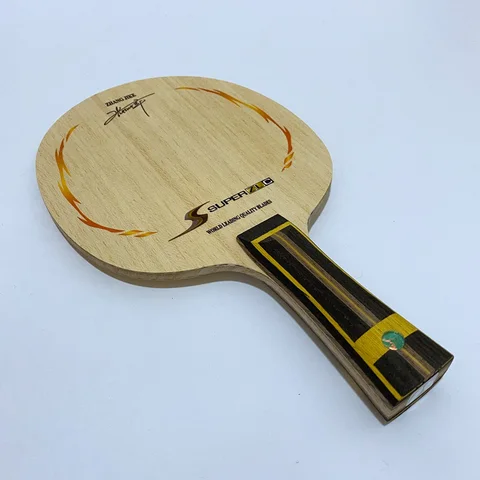 Профессиональное лезвие для настольного тенниса Super ZLC с длинной рукояткой, быстрая атака, из углеродного волокна, ракетка для пинг-понга
