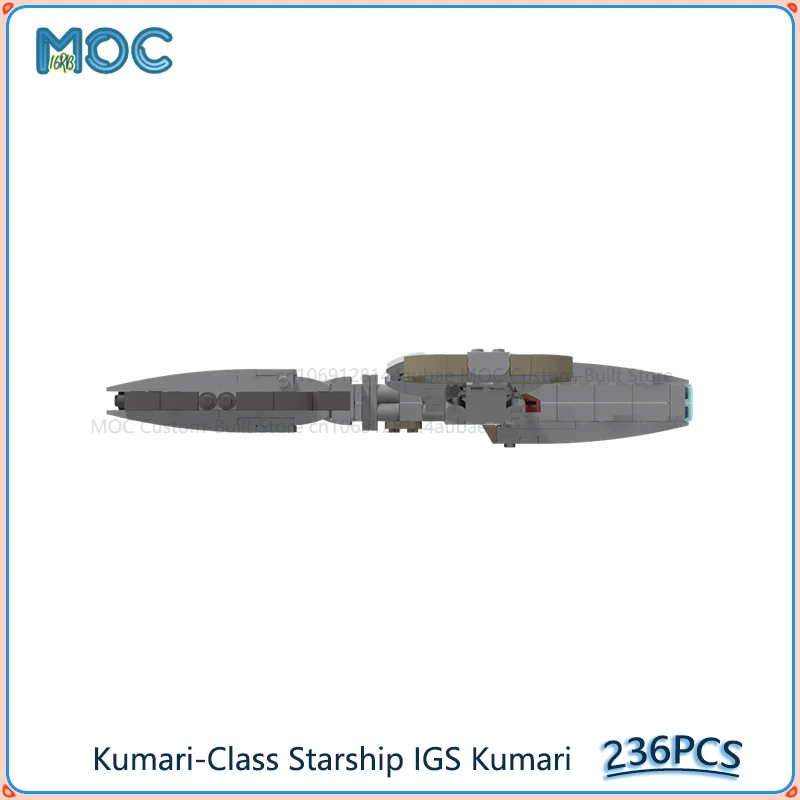 Kumari-Class Starship IGS Kumari Модель MOC Строительные блоки Космический самолет Сборка