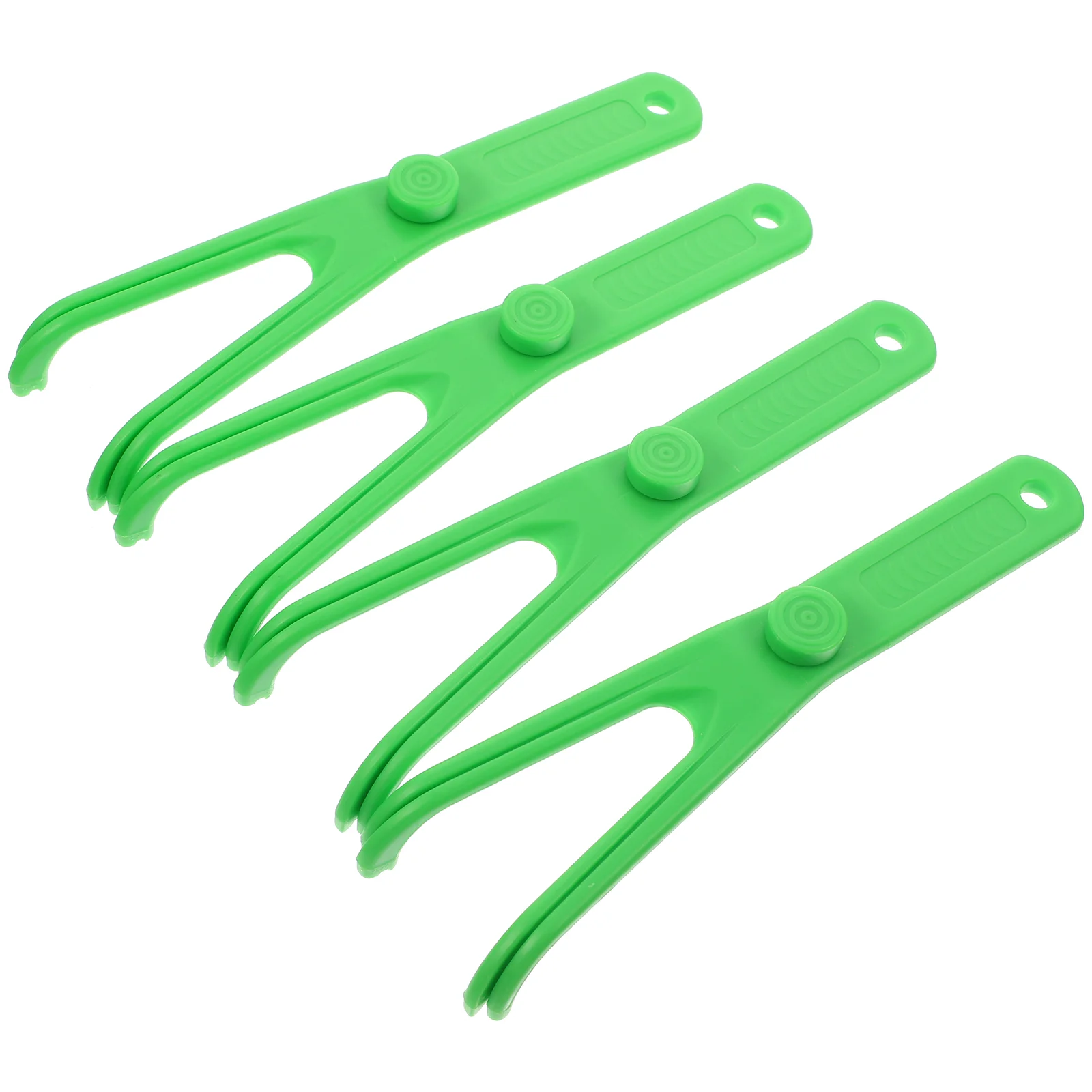 

4 Pcs Dental Floss Holder Teeth Cleaning Flosser Holders Handle Home Tools Plastic Pp Replaceable Reusable Stick Child Kid