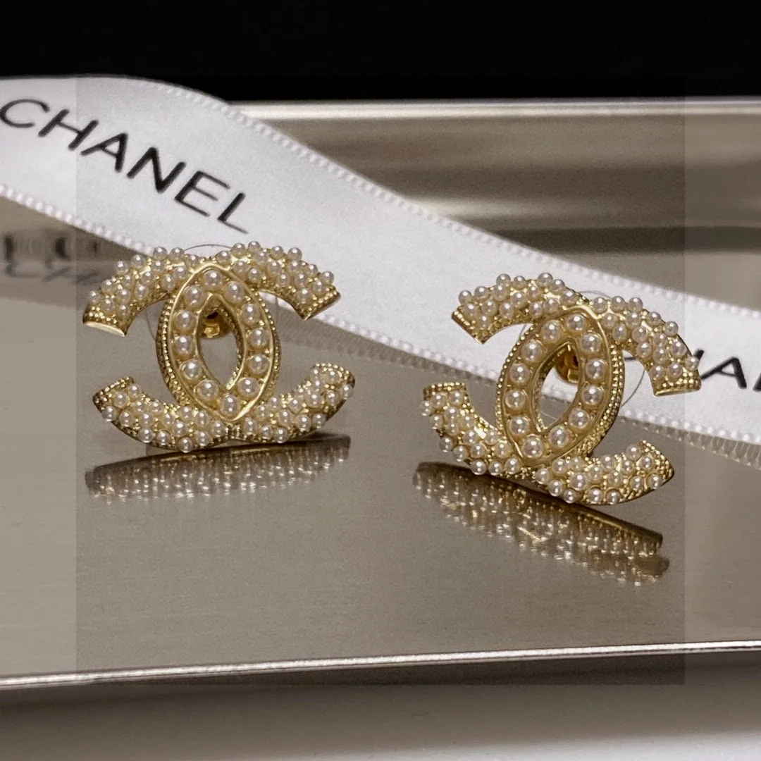 серьги Chanel Модные массивные серьга с для женщин женская свадебная Повседневная