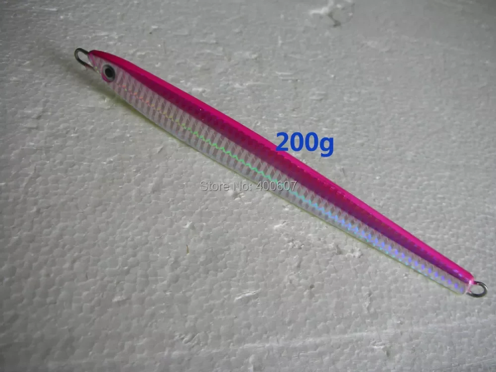 200 г металлический морской джиг для рыбалки в глубокой соленой воде свинцовая