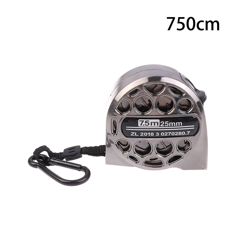 3/5/7,5 м метрическая рулетка из нержавеющей стали, антикоррозийная выдвижная метрическая линейка, полый дизайн, измерительный инструмент для деревообработки