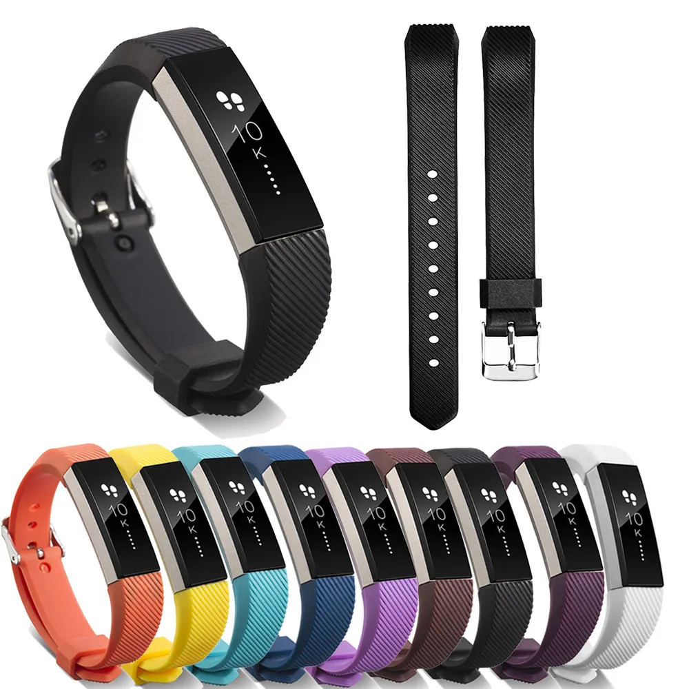 

2023 New Fashion Colorful Replacement Wrist Band Silicon Strap Compitable For Fitbit Alta /Alta Hr Smart Watch Bracelet
