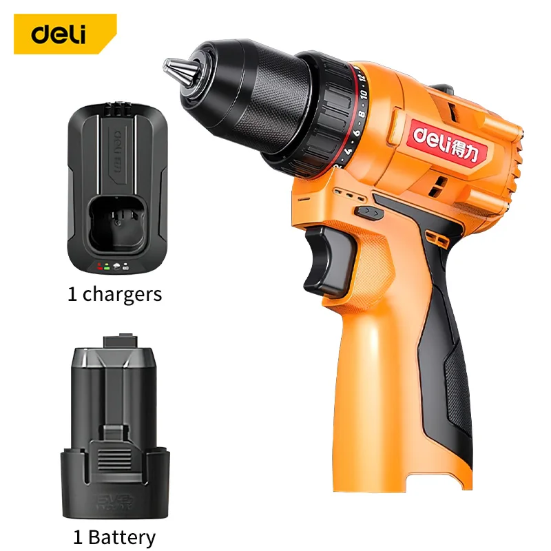 Беспроводная Электрическая Дрель Deli 16 В Ручная Мини-дрель