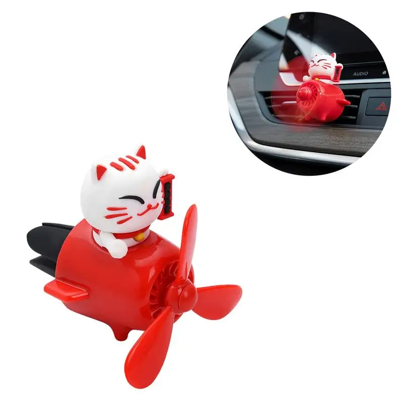 

Car Air Freshener Aromatherapy Pilot Rotating Propeller Car Perfume Air Outlet Fragrance Flavor Bear Pilot Exotic Accessories