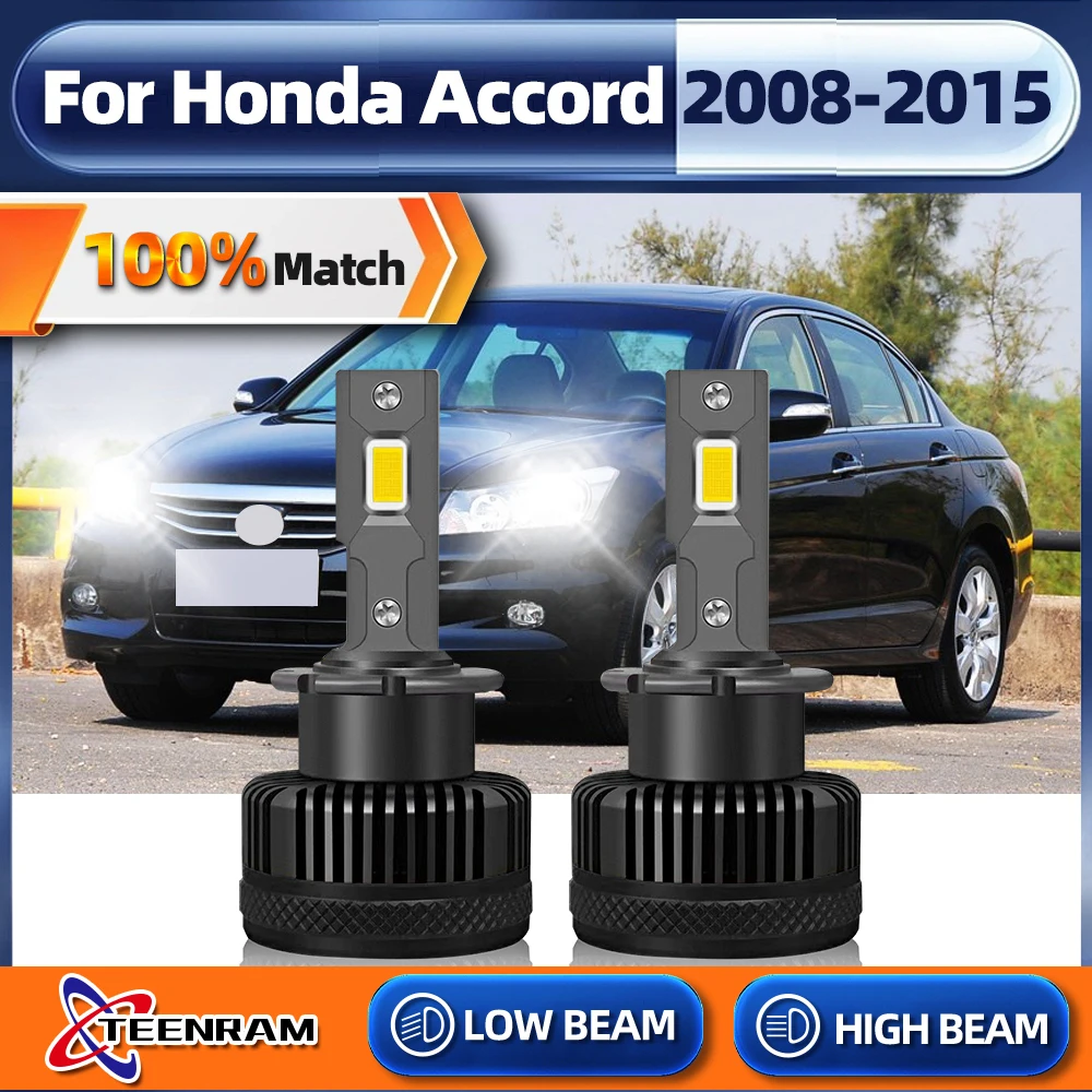 

D2S LED Headlights Turbo Car Light 60000LM CSP Chip 6000K White 120W Plug&Play For Honda Accord 2008-2011 2012 2013 2014 2015