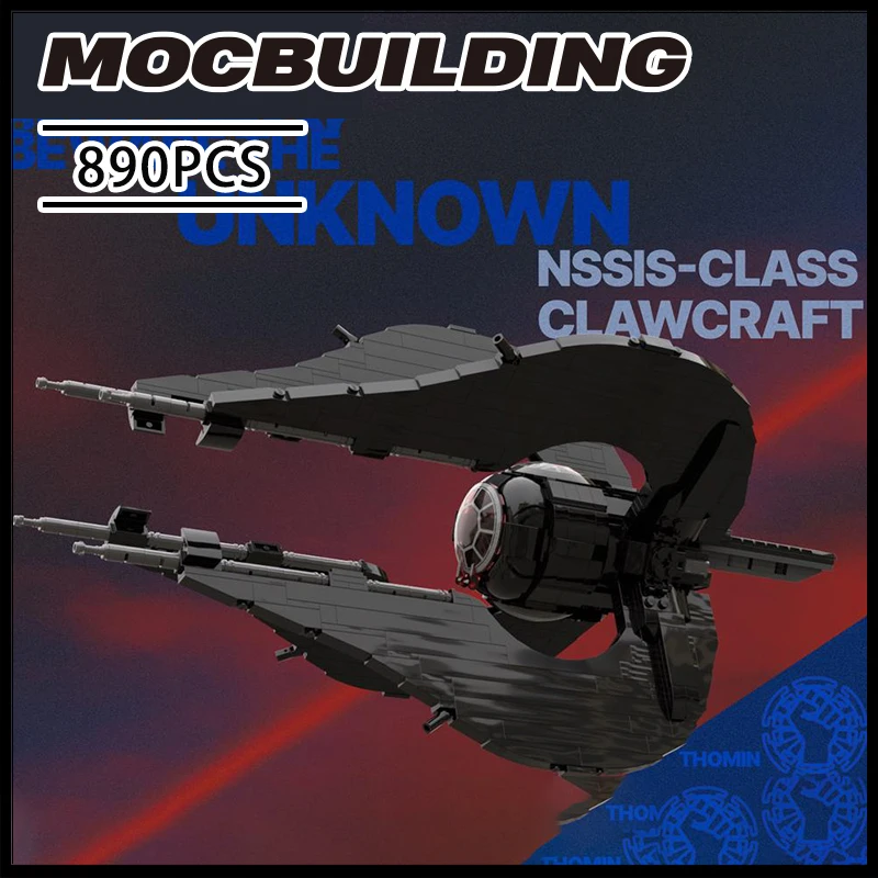 

Новинка, Звездный план, Коллекционная серия, Звездный истребитель, перехватчик, класс nклюш, крафт, космические войны, строительные блоки MOC, ...