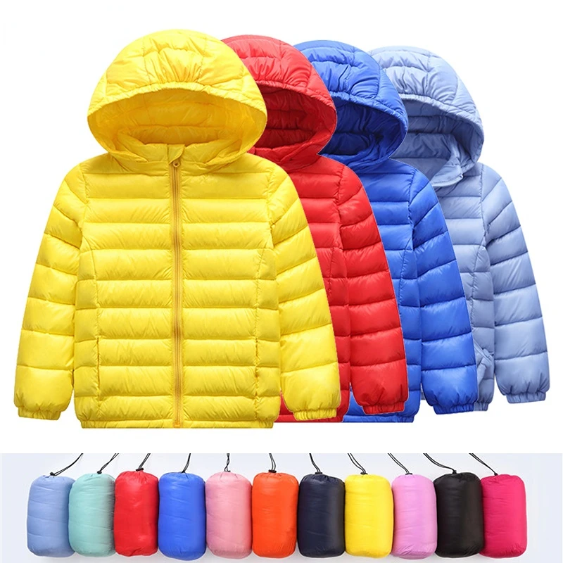 

2022 New Fashion Children Jacket Outerwear Boy and Girl Autumn Warm Down Hooded Coat Teenage Parka Kids Winter Jacket