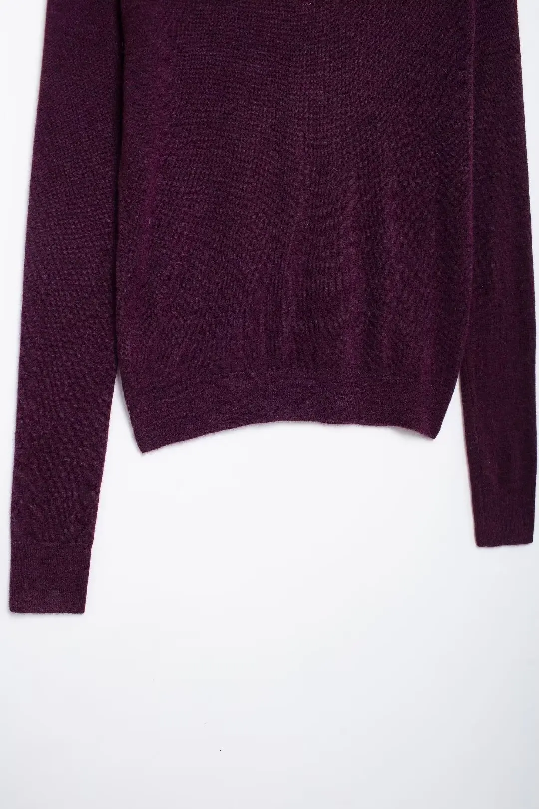 TRAFZA женский тонкий бордовый кардиган свитер с бантом смешанный осень-зима 2023