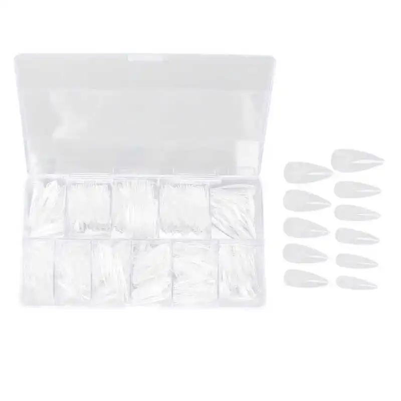 

Long Coffin Fake Nails False Nails Tips Professional for Women for Nail Salon