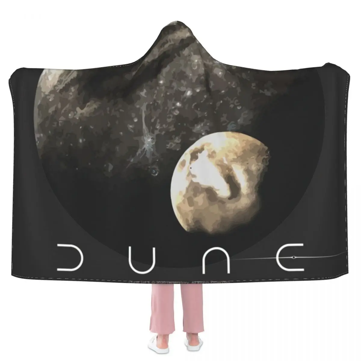

Dune Planets Blanket Film Super Soft Cheap Hooded Bedspread Luxury Fleece Summer Blanket