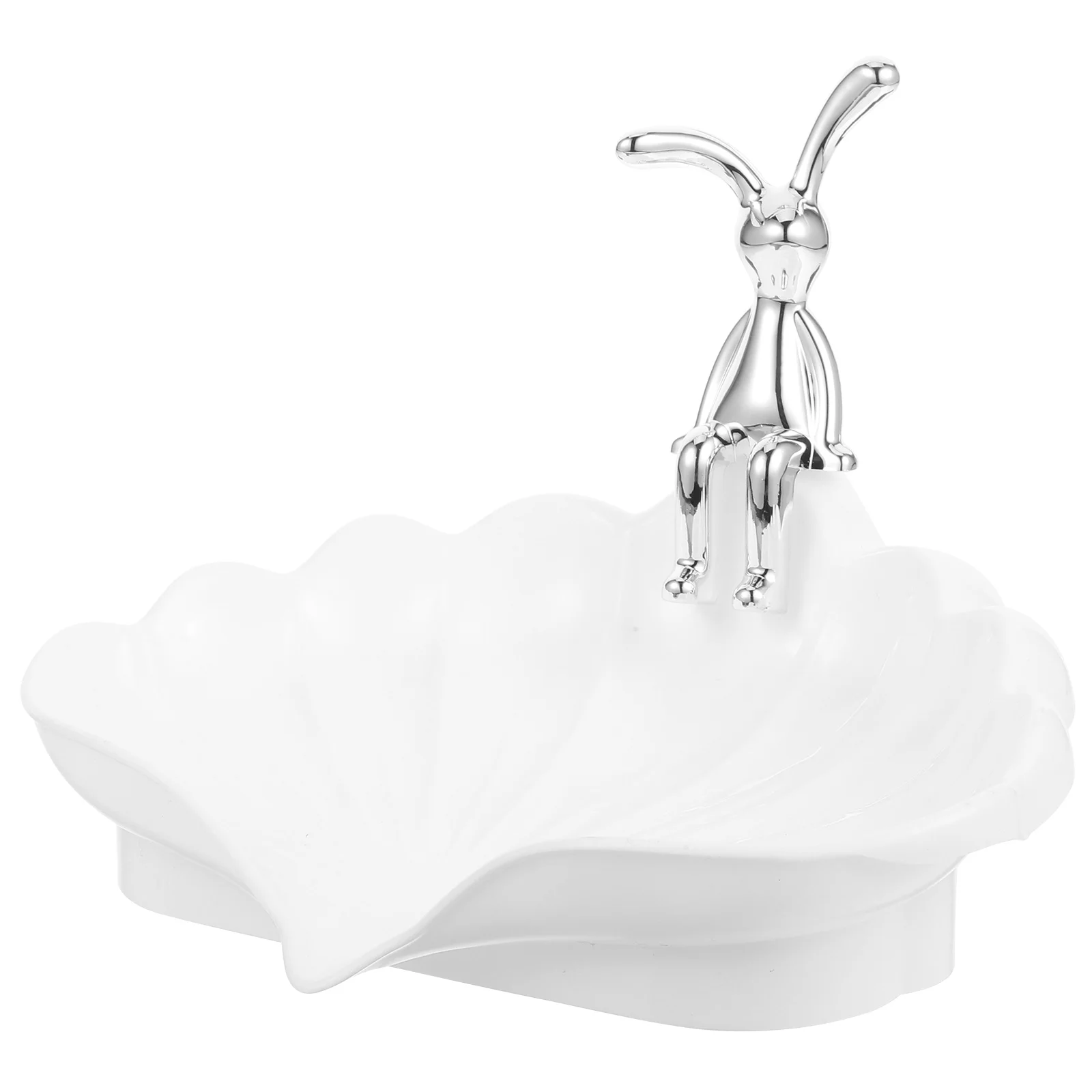 Мыльница в виде ракушки кролика держатель для принадлежностей ванной комнаты