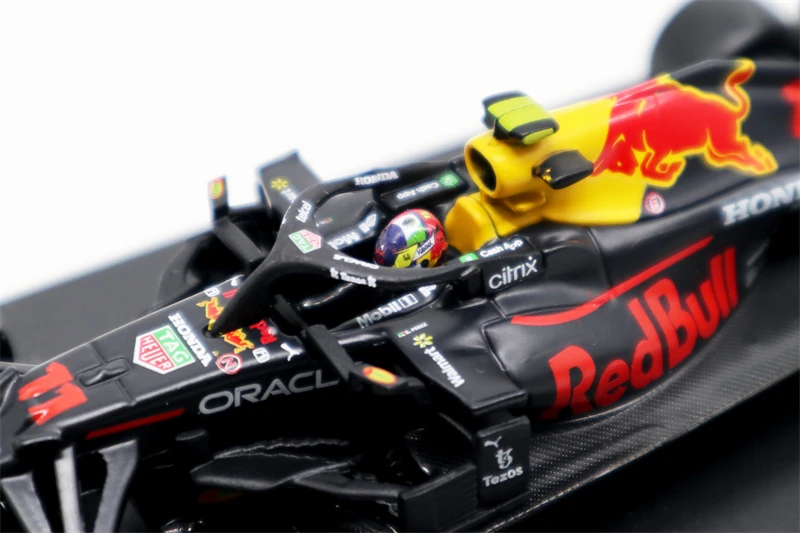Preorder Bburago 1:43 2021 F1 Redbull RB16B MV33 / SP11 акриловая коробка и шлем | Игрушки хобби