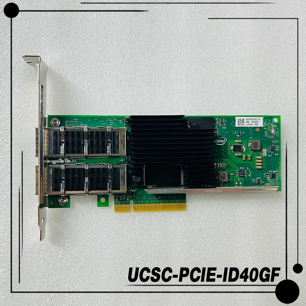 Для Intel XL710-QDA2 двухпортовая 40-гигабитная оптоволоконная сетевая микросхема для