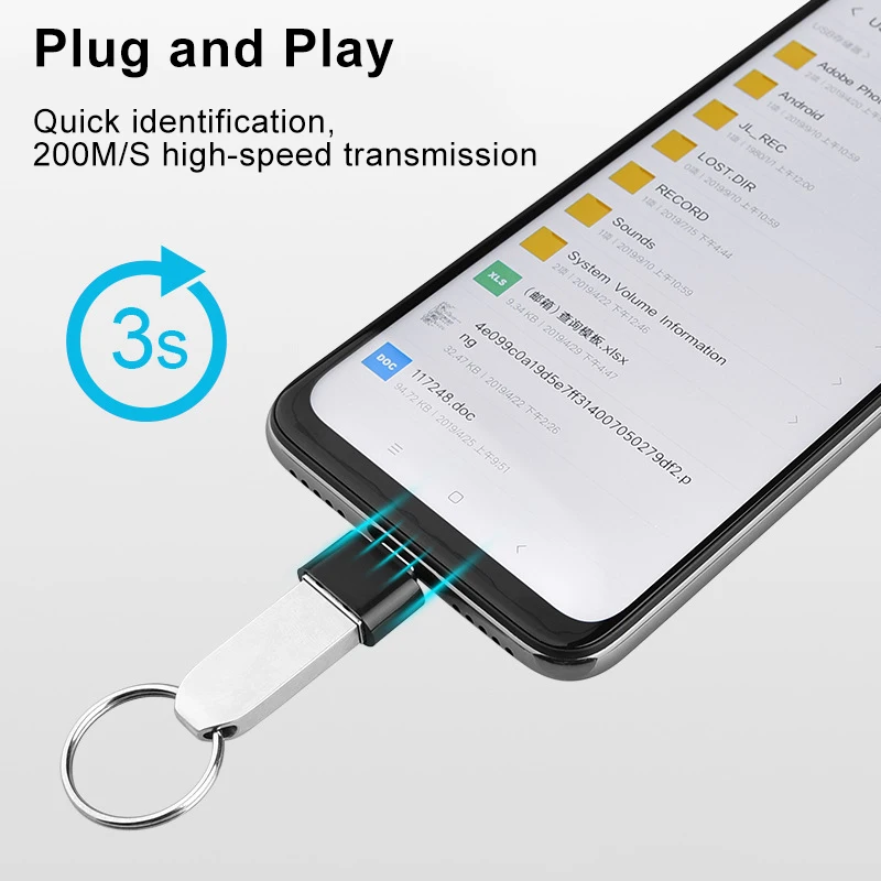 Универсальный Переходник Type-C на USB 2 0 OTG для |