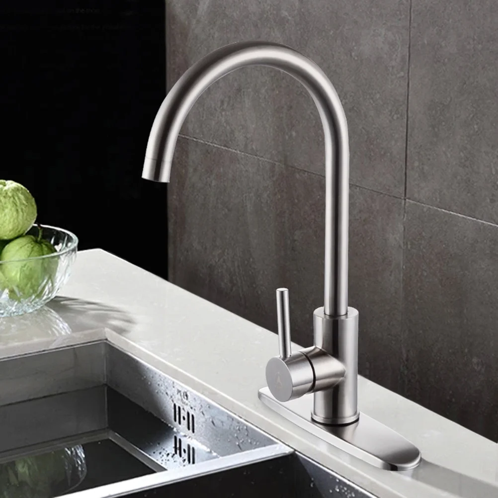 

Cover Sink Hole Kitchen Plate Deck Escutcheon Tap Basin Steel Stainless Accessories Covers Plates Plumbing Bathroom Shower