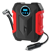 red air compressor 12v 150 psi electric air pump for car bike ball outdoor auto parts small portable digital display inflator