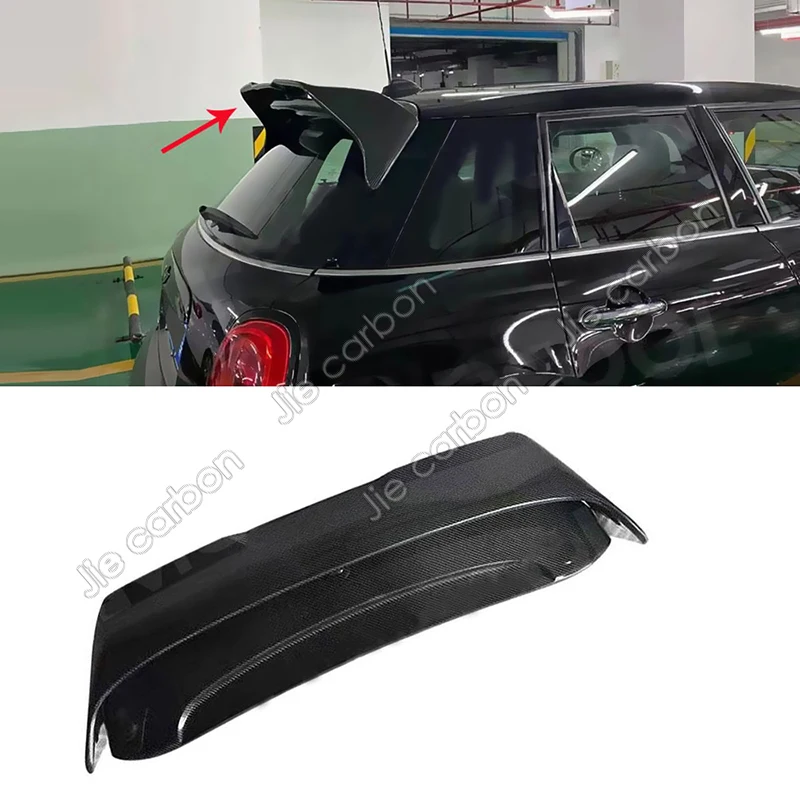 

New F55 F56 AG Style Full Carbon Fiber Black Glossy Finished Rear Roof Wing Spoiler Lip Racing Trim Body Kit For Mini F55 F56