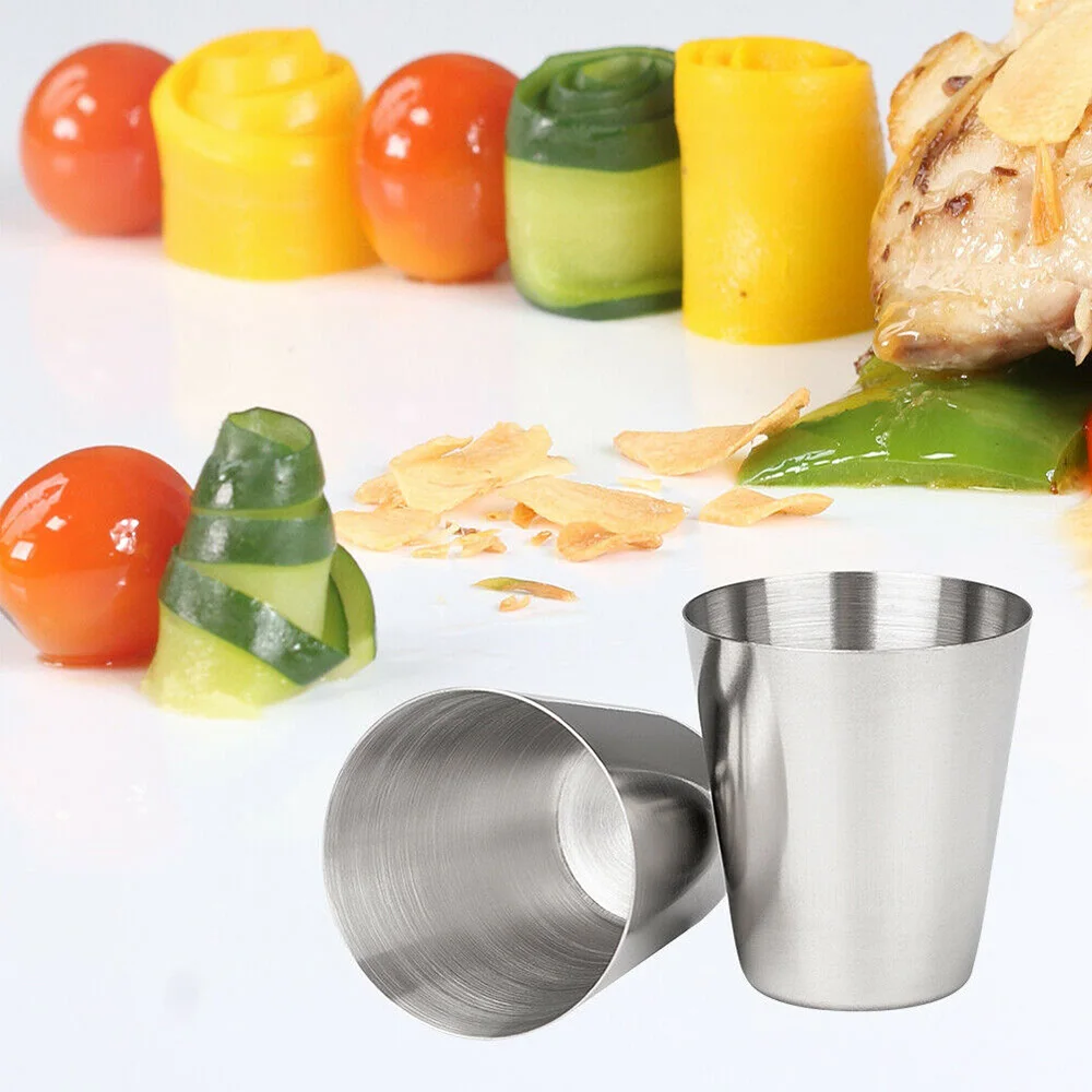 

Picnic Cup Shot Glasses Stainless Steel Wine Drinking 4Pcs/Set Barware Beer Tumble Camping Holiday Mug Durable