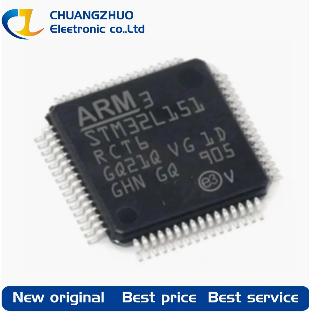 

1Pcs New original STM32L151RCT6 256KB ARM Cortex-M3 32KB 32MHz FLASH 51 LQFP-64(10x10) Microcontroller Units
