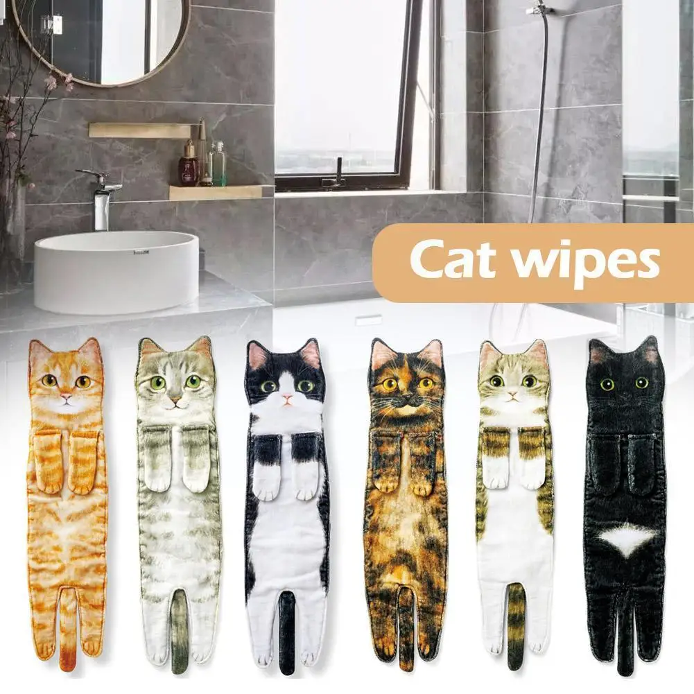 

Funny Hand Towels Kitchen Bathroom Hand Towel Ball Dry Quick Absorbent Towels Microfiber Hanging Loops Soft Wi B7l2