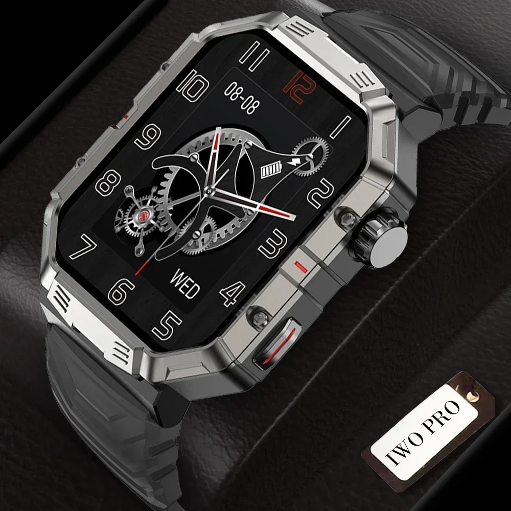 Смарт-часы для мужчин спорт на открытом воздухе 2 02 дюйма большой экран IP68