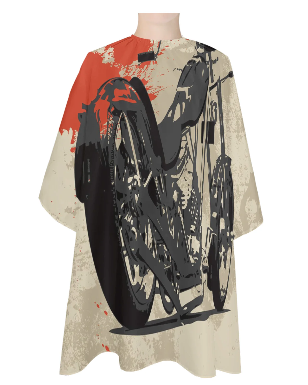 

Retro Motorcycle Hairdresser Apron Adult Salon Capes Apron Barber Apron Accessories Styling Cloth