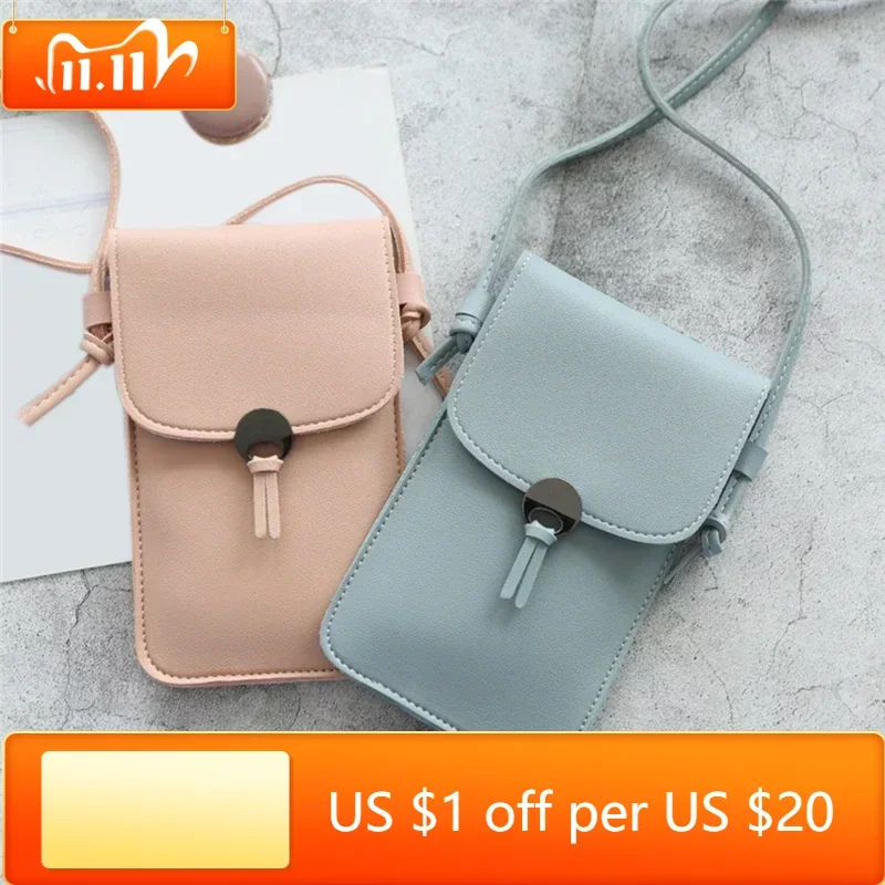 

Прозрачная ретро-сумка с сенсорным экраном, простой женский мессенджер из искусственной кожи на цепочке, маленькая сумка-конверт, миниатюрная сумка на плечо