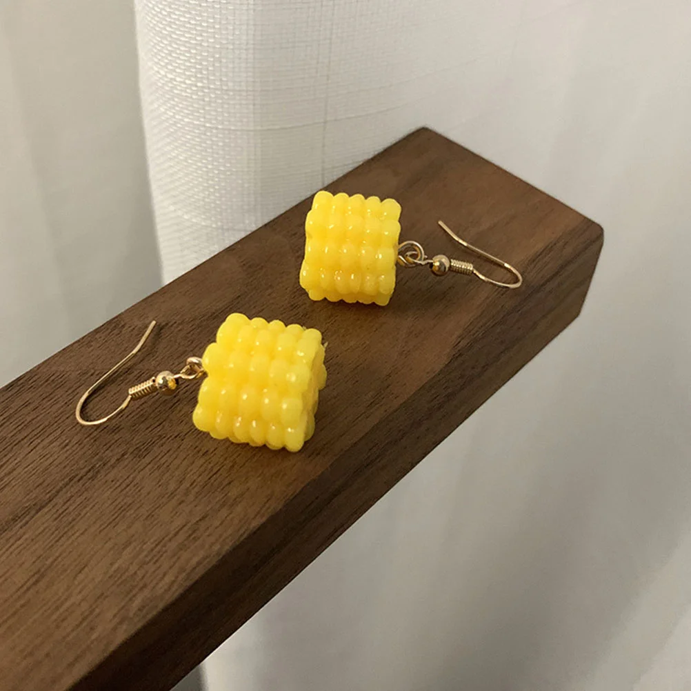 

Corn Earrings Corn Drop Earrings Dangle Drop Earrings Food Earrings Corn Pendant Earrings Food Dangle Earrings Crazy Earrings