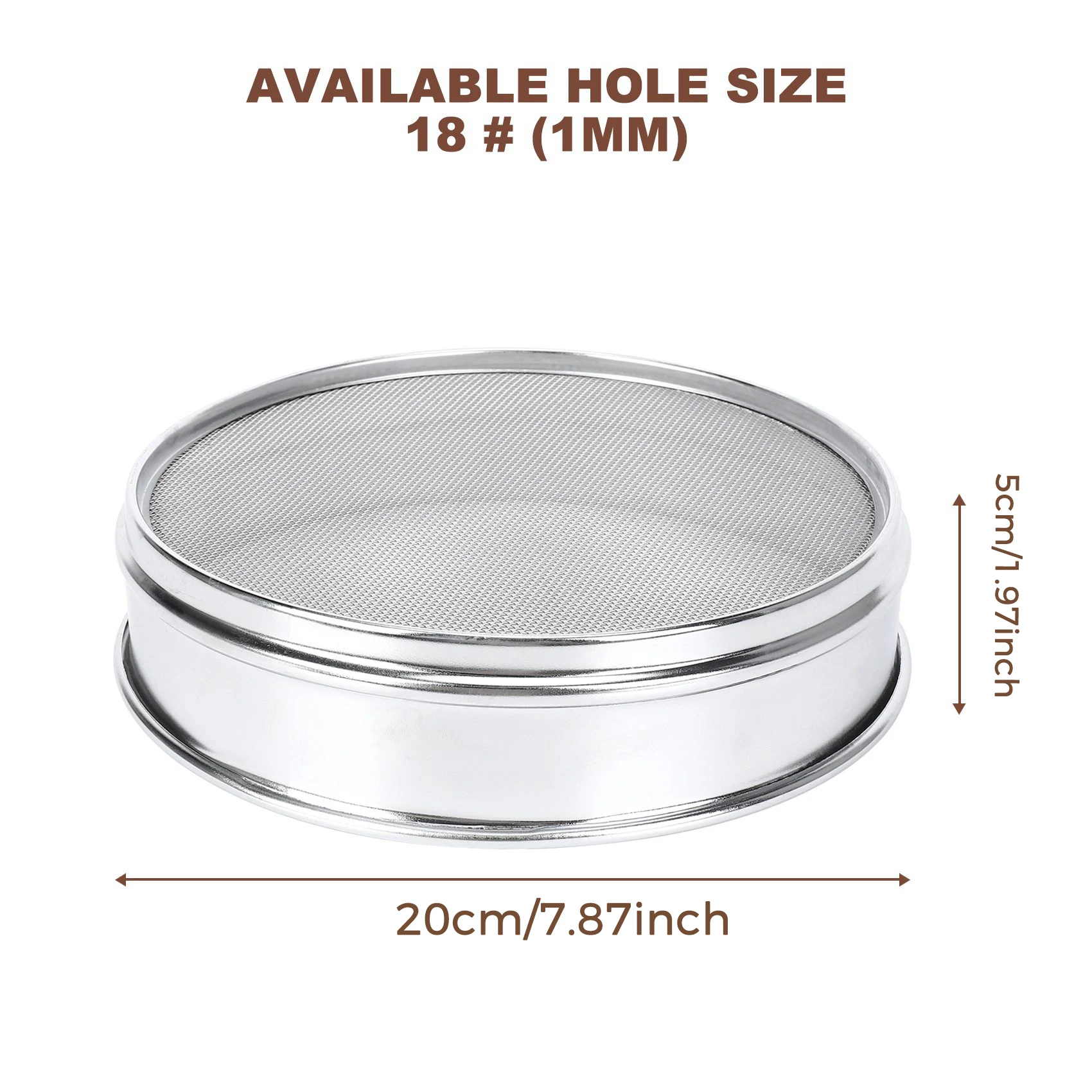 Сверхмощное садовое сито для загадок сетчатое просеивание почвы лоток семян