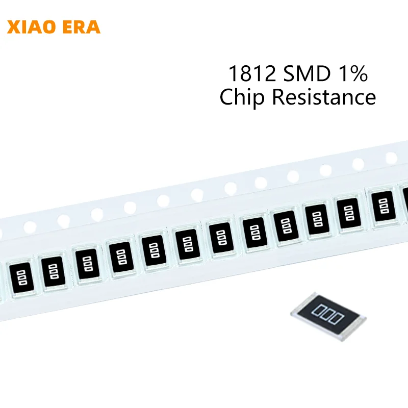 

100Pcs 1812 SMD Resistor Kit 1% Tolerance 0R-392R 47R 51R 56R 62R 68R 75R 82R 91R 10 Ohm Electronic Components DIY Assorted Set