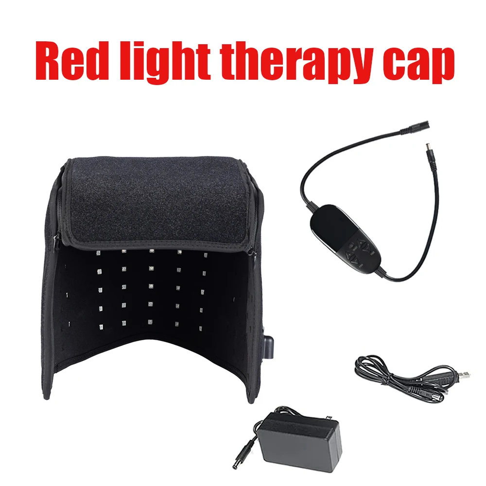 LED Red & Infrared Light Therapy Cap  For Thinning Hair Comb,Hair Growth Hat  Device for Hair Loss Treatment Hair Regrowth