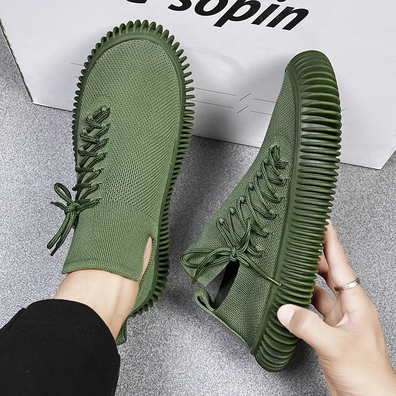 

Fujeak Breathable Men Loafers Outdoor Fashion Running Shoes Classic Comfortable Sneakers for Mens Lightweight Plus Size Shoes