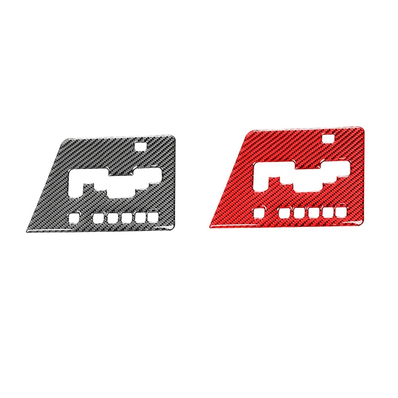 

For Dodge Challenger 2008-2014 Car Accessories Carbon Fiber Console Gear Shift Box Panel Cover Trim Sticker