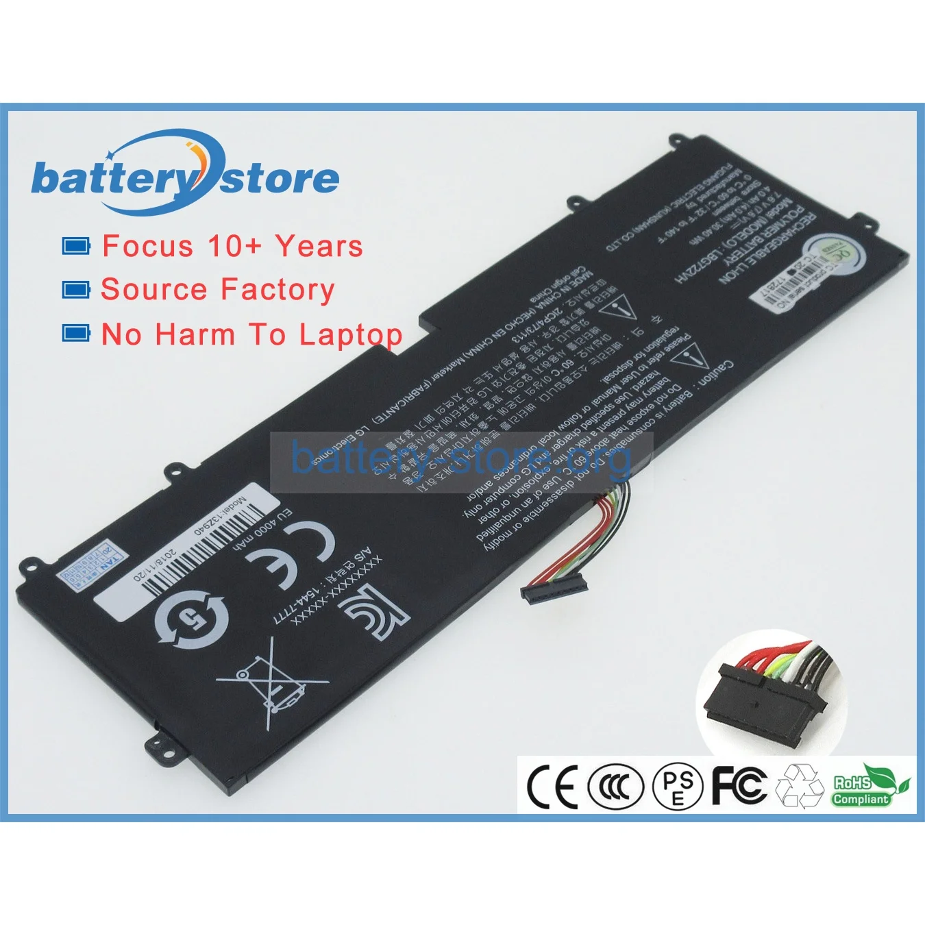 Замена батареи для портативных компьютеров 2ICP4/73/113 gram 15 EAC62198201 LG15Z96 15Z950-GT5GK 15Z950-GT54K
