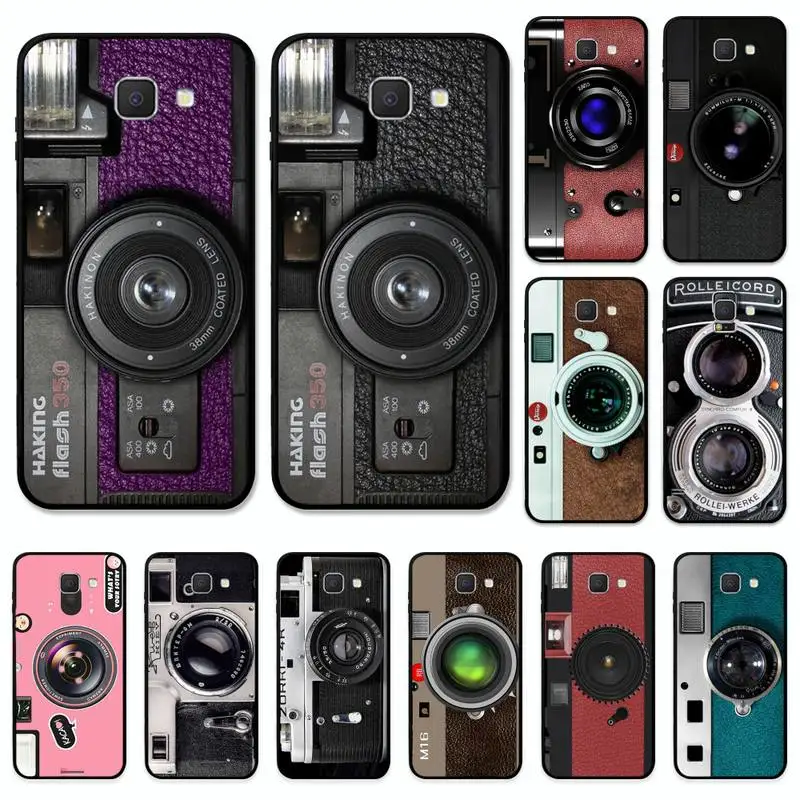 

Retro Vintage Camera Phone Case for Samsung J 2 3 4 5 6 7 8 prime plus 2018 2017 2016 core cover
