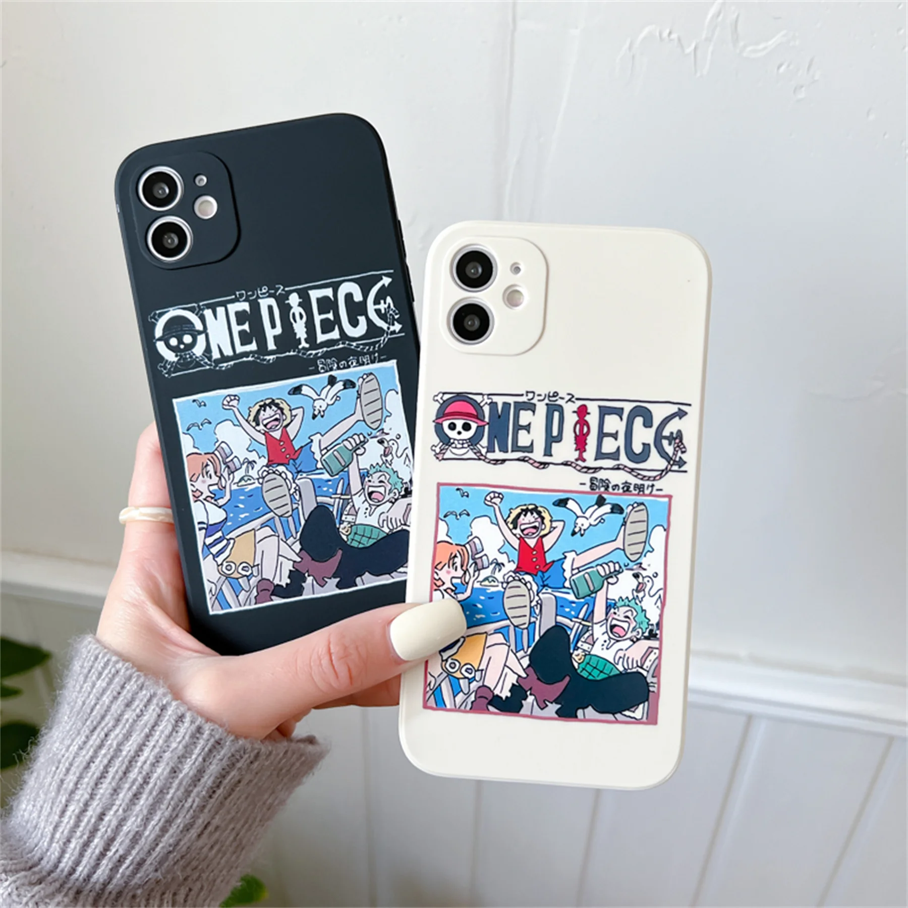 

One Piece Luffy Anime Phone Case For iPhone 12 11 Pro Max 13 Mini 7 8 Plus X XS XR Xs Max 6 6S SE 2020 Soft Silicone Cover