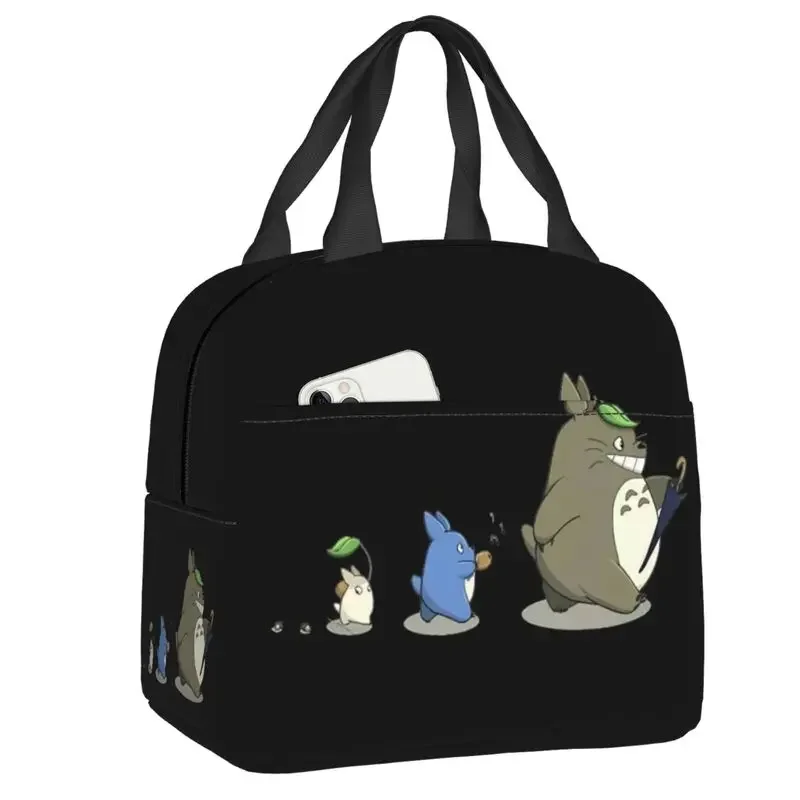 

Термоизолированные сумки для ланча My Neighbor Totoro Miyazaki Hayao, женская сумка для ланча для работы, школы, путешествий, коробка для хранения еды