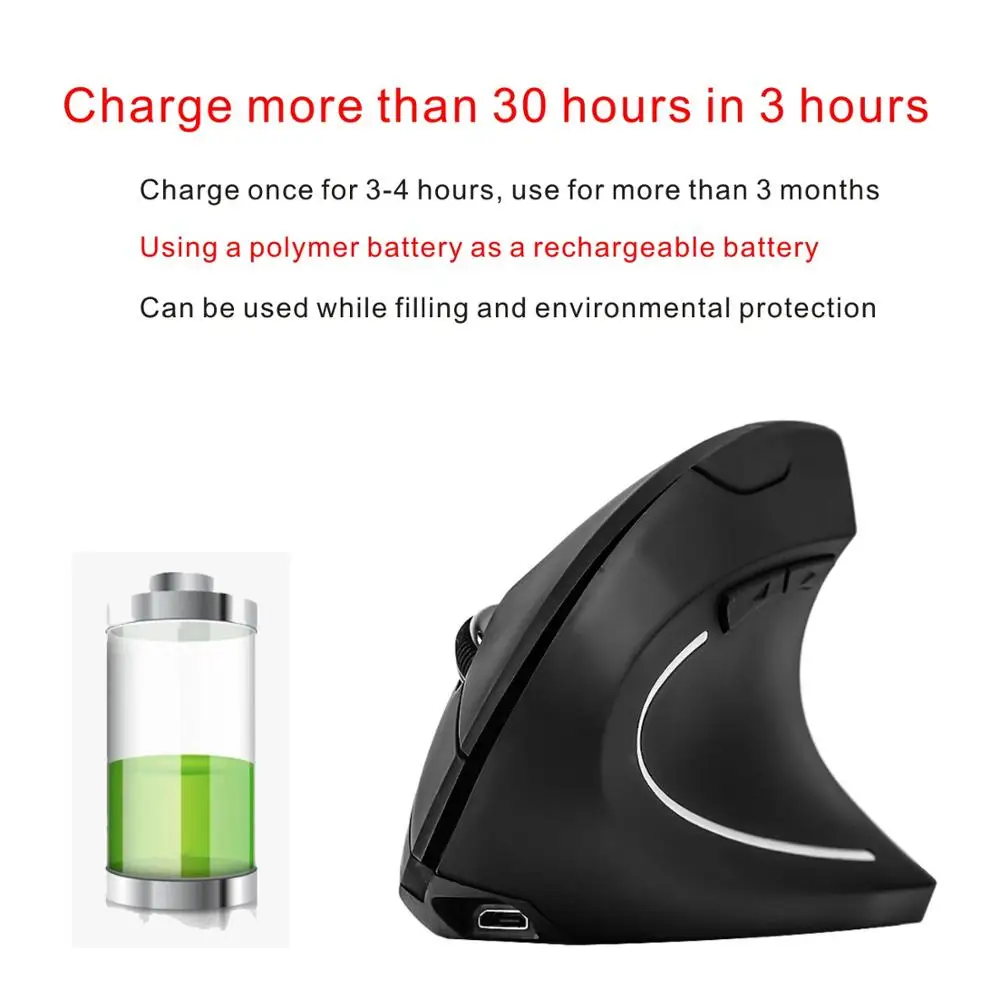 wireless mouse gaming vertical ergonomic rechargeable gamer mause kit wired 2 4g usb optical mice for computer pc laptop desktop free global shipping